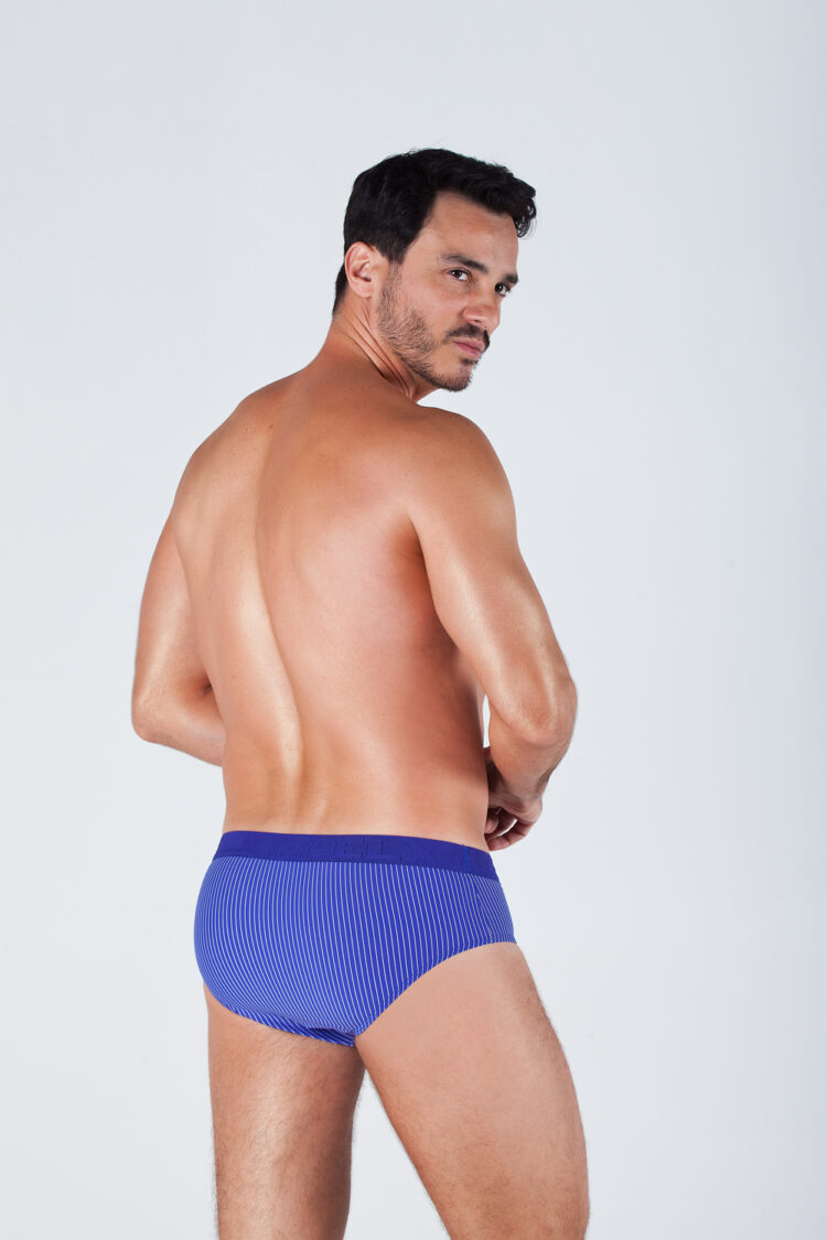 Alternative view of Cueca Slip Micro Risca de Giz