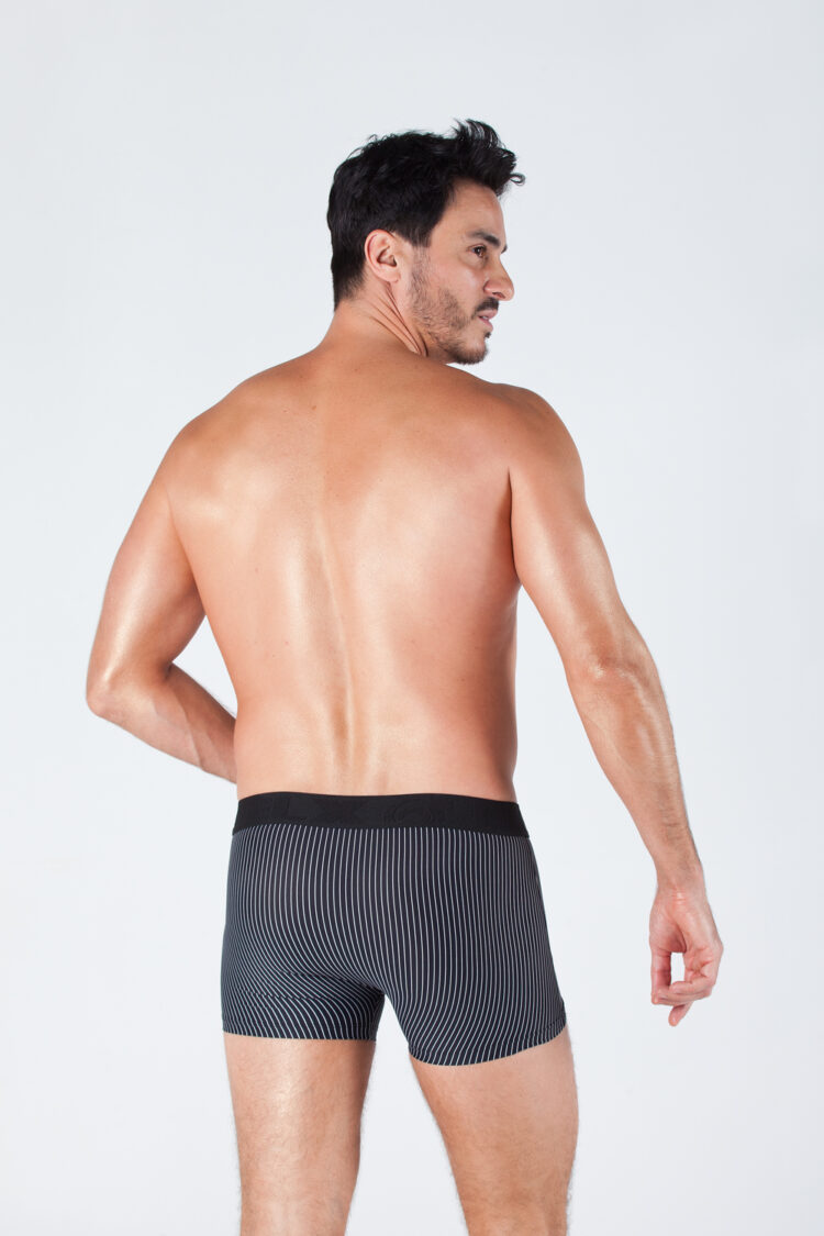 Alternative view of Boxer Micro Fibra Risca de Giz