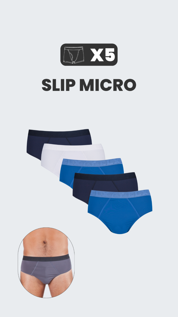 KIT 5 SLIP MICRO LISA - SORTIDAS