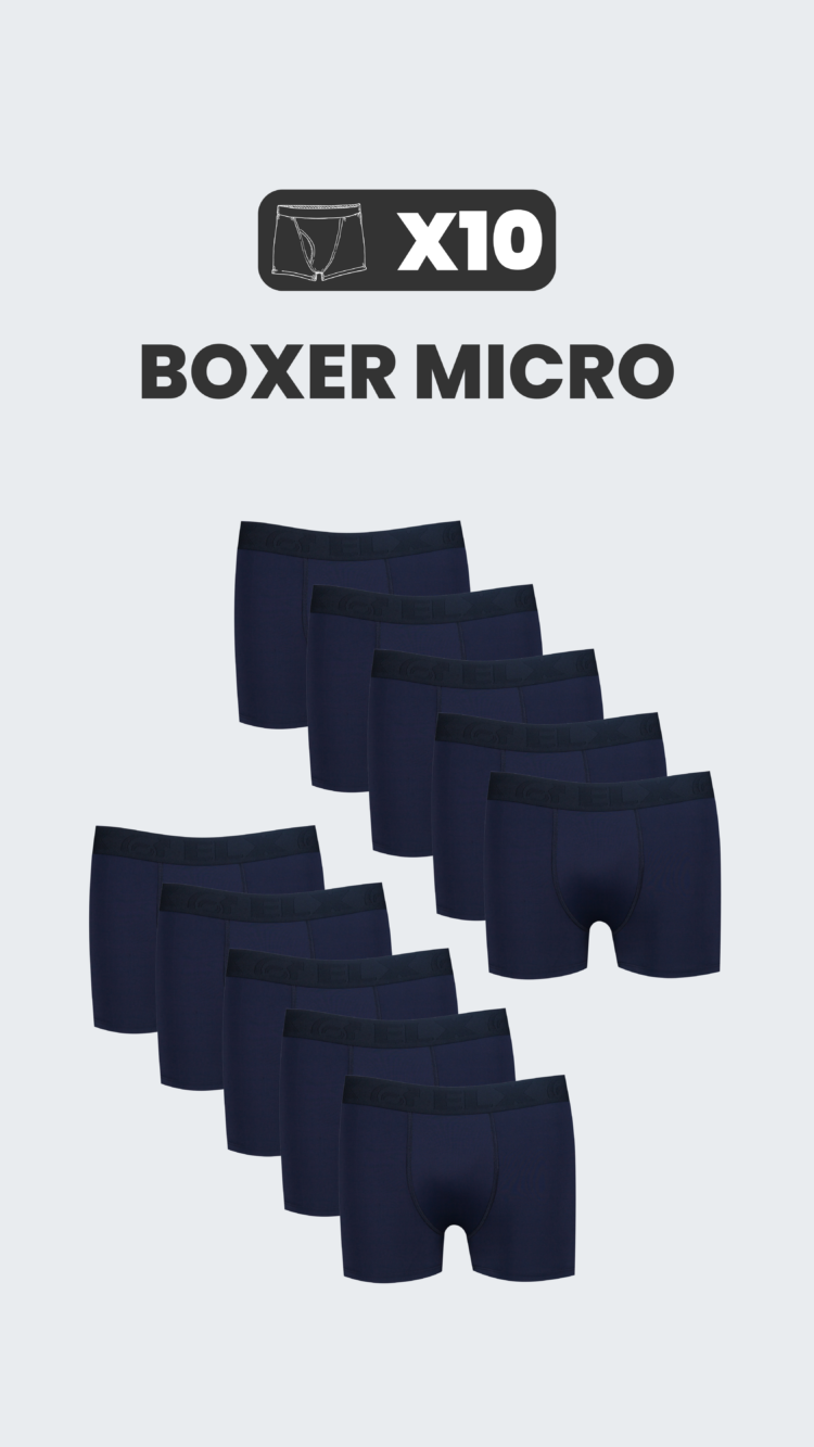 KIT 5 BOXER MICRO - PRETAS