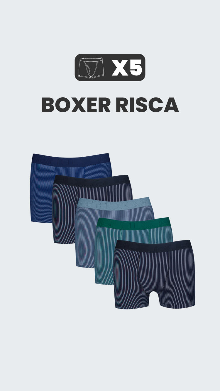 KIT 10 BOXER MICRO RISCA DE GIZ - SORTIDAS