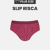Cueca Slip Micro Risca Plus Size