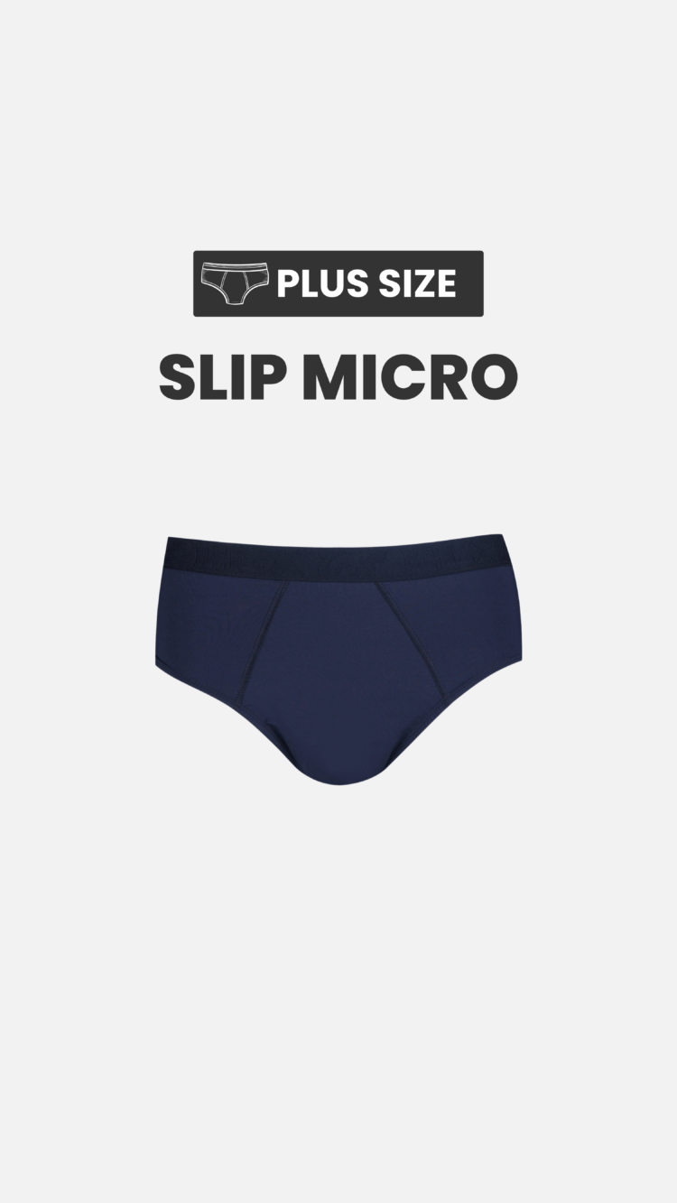 Cueca Slip Micro Risca Plus Size